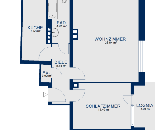 Modernisierte 2-Zimmer-Wohnung in Döhren - Foto 1