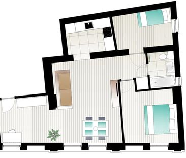 Appartement te huur - Photo 4