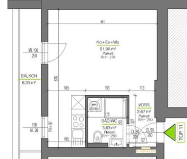 1-Zimmer Wohnung mit Balkon - Provisionsfrei! - Foto 3