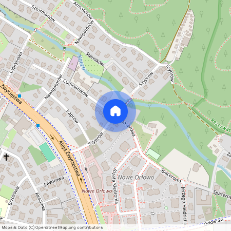 ul. Spacerowa, Orłowo, Gdynia, pomorskie