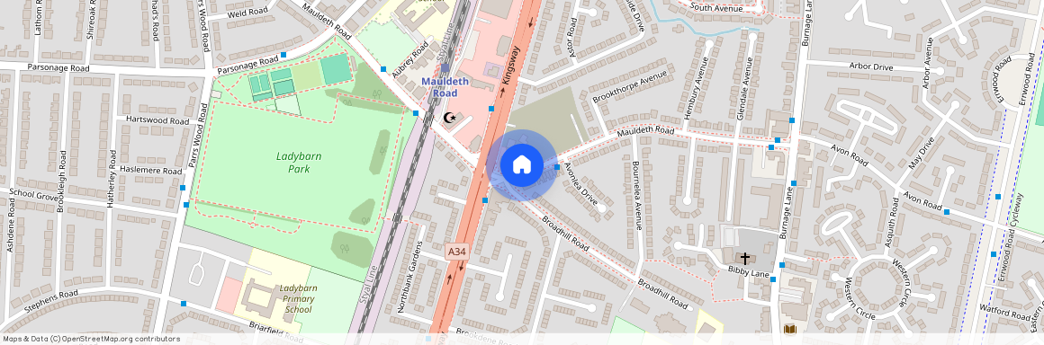 Mauldeth Road, Burnage, Manchester, M19