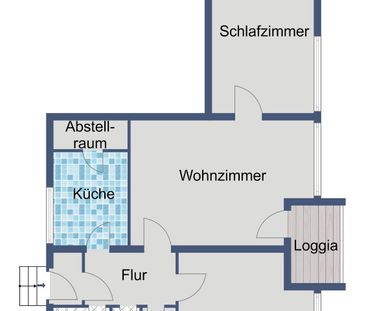 Großzügige 3-Zimmer-Wohnung mit Balkon und Aufzug in Frankfurt - Foto 1