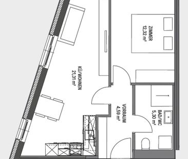 Moderne 2 Zimmer Wohnung - Provisionsfrei! - Foto 6