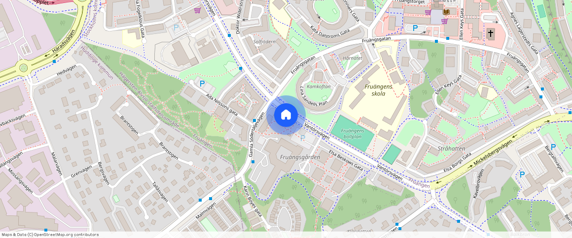 Vantörsvägen **, Fruängen