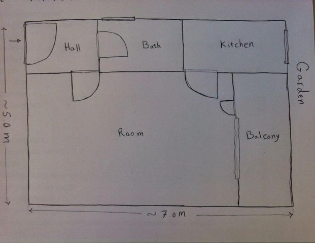 Cozy one-room apartment for December - 1-Zimmer Wohnung - Photo 1