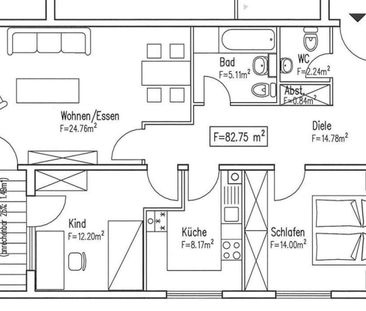 Renovierte 3-Zimmer-Wohnung in KL-Nähe Uni/Fraunhofer - Photo 1