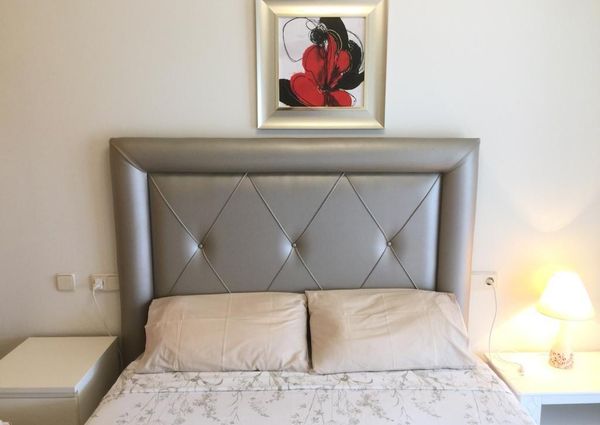 For long-term rent: apartment in Javea, Golden Garden urbanization, with 2 bedrooms and a pool.