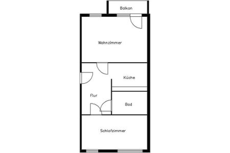 Barrierearme 2-Raum-Wohnung mit Balkon – großzügig geschnitten & rollstuhlfreundlich - Photo 5