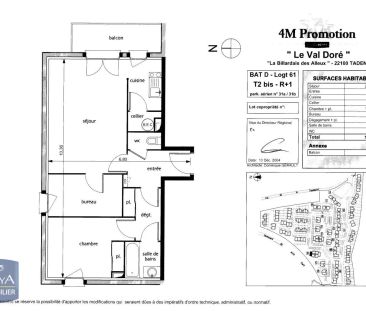 Appartement à louer 3 pièces 55.83m² - Photo 2