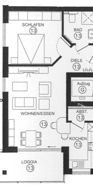 Neuwertige 2-Zimmer-Wohnung mit Loggia in zentraler Lage von Werl - Photo 2