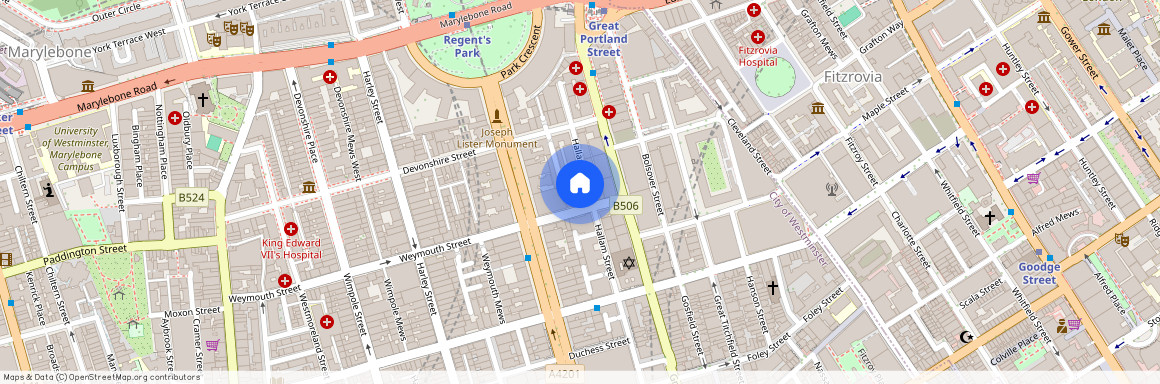 10 Weymouth Street, London, Greater London, W1W