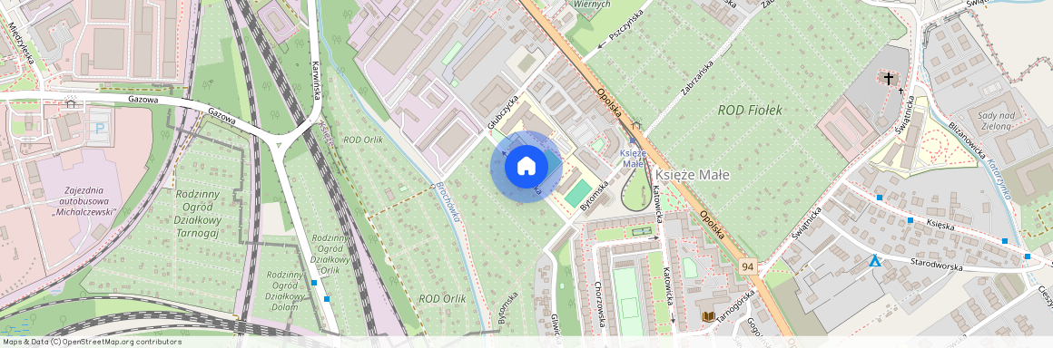 ul. Raciborska, Księże, Krzyki, Wrocław, dolnośląskie