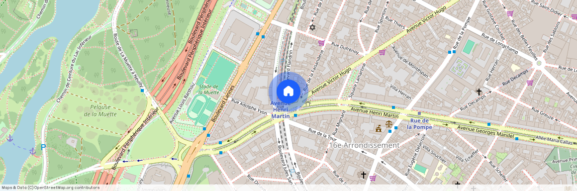 2 Pièces Boulevard Flandrin, 75016, Paris