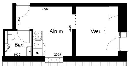 2-værelses studiebolig - Photo 4