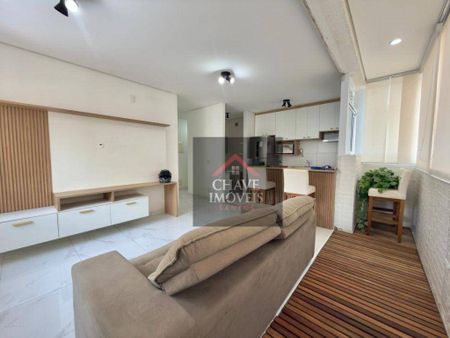 Apartamento com 2 dormitórios para alugar, 70 m² por R$ 5.200,02/mês - Gonzaga - Santos/SP - Foto 2