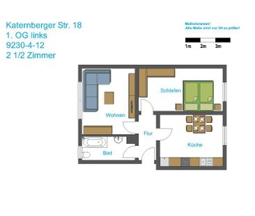 2,5 R. mit großer Küche ODER 3 R. (Wohnküche) und Kinderzimmer - Foto 2