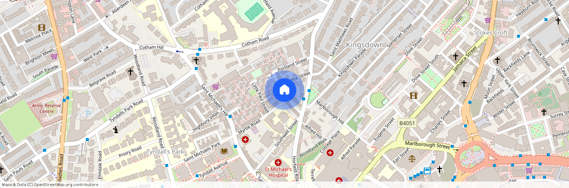 Alfred Place Kingsdown, BS2 8HD, Bristol, Bristol