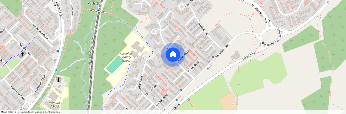 CEDAR ROAD, Abronhill, Cumbernauld