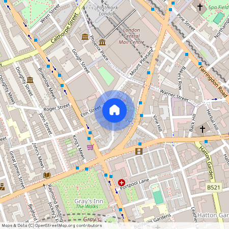 Truro House, Mount Pleasant, WC1X