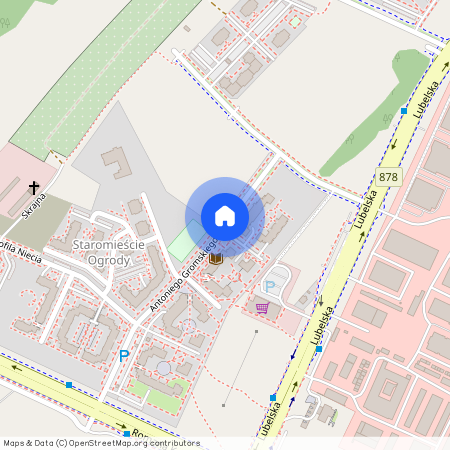 ul. Antoniego Gromskiego, Staromieście, Rzeszów, podkarpackie