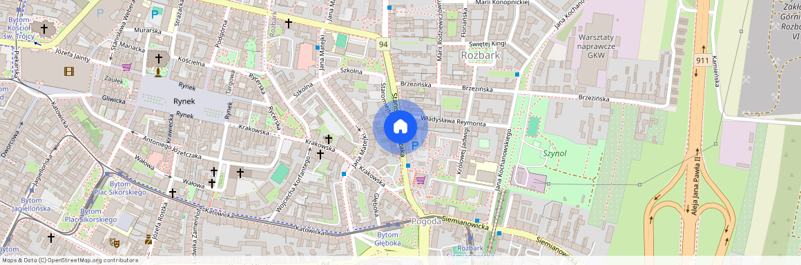 ul. Stanisława Witczaka, Śródmieście, Bytom, śląskie