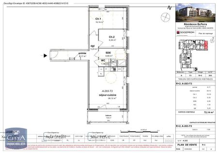 Location Appartement 3 pièces 72m² ANGERS 49000 - Photo 4
