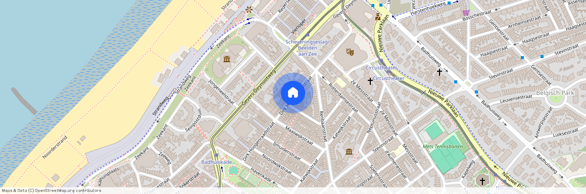 Scheveningen Badplaats, 2586 TM, Dirk Hoogenraadstraat, Den Haag