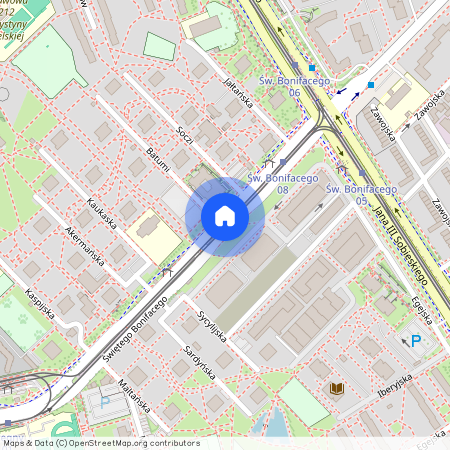 mazowieckie, Warszawa, Mokotów, Stegny, Świętego, Bonifacego