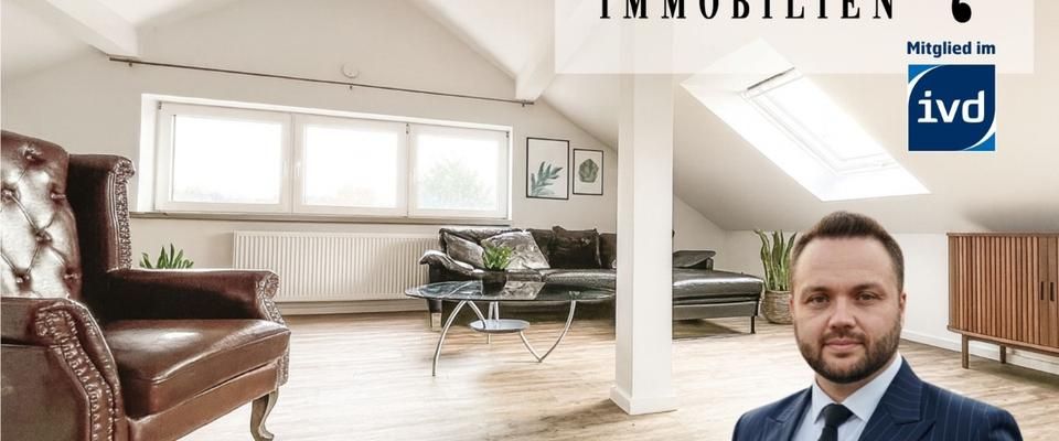 vollständig möblierte Dachgeschosswohnung in Horrem in Kürze zu vermieten. - Foto 1