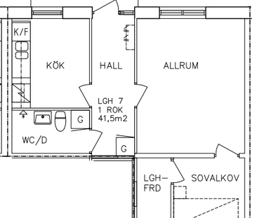 Lägenheten renoveras delvis i början av 2026. Inflyttning 1 mars 2026. - Photo 6