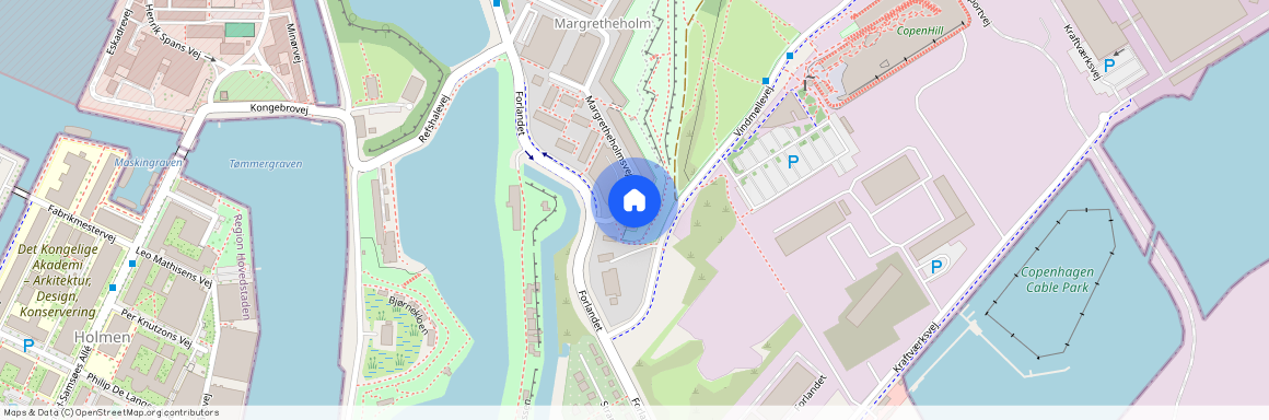 Margretheholmsvej 8, 5. th., Margretheholmen, 1432 København K