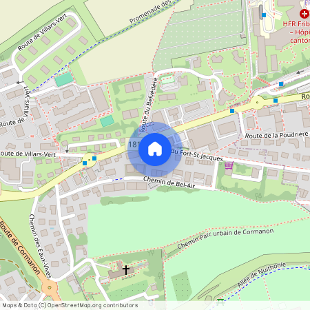 1752, Villars-sur-Glâne, Route Du Fort-Saint-Jacques, 163