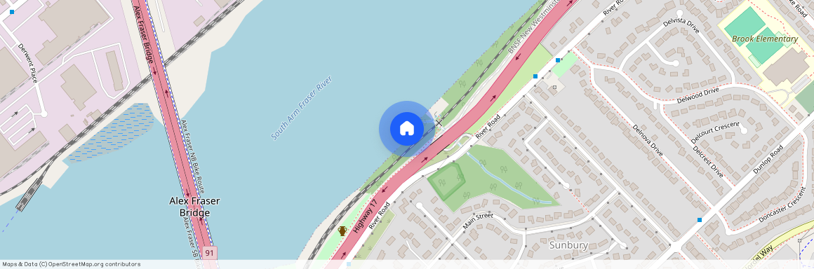 google map, Delta, Delta, Metro Vancouver, V4C 2R5