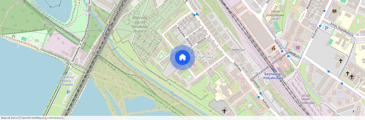 ul. Akacjowa, Centrum / Śródmieście, Sosnowiec, śląskie