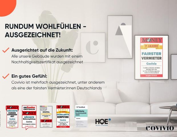 Wunderschöne moderne 2-Zimmer-Wohnung mit großer Küche ! - Photo 1