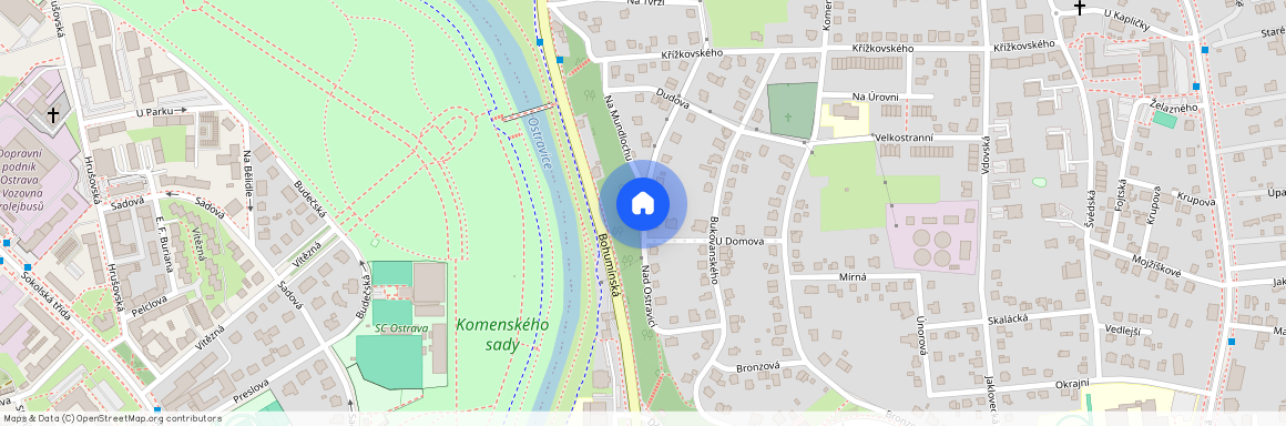 Nad Ostravicí, Ostrava - Slezská Ostrava