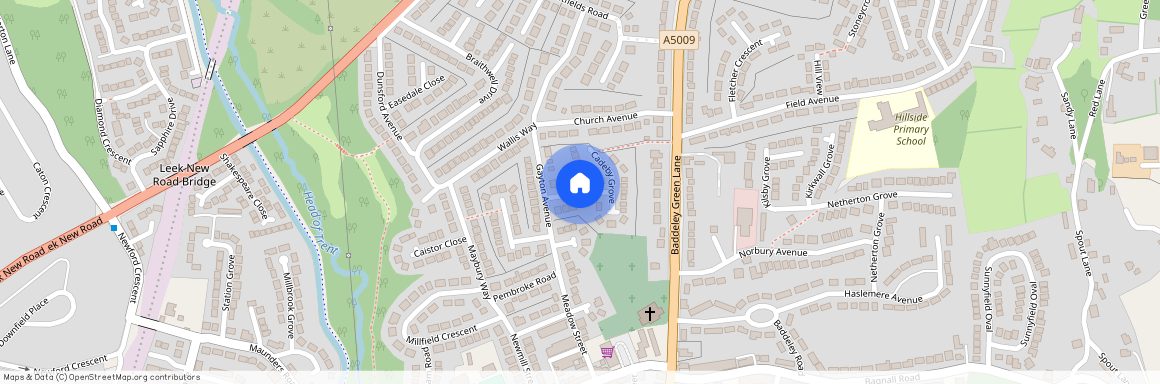 Cadeby Grove, Milton, Stoke On Trent, Staffordshire, ST2