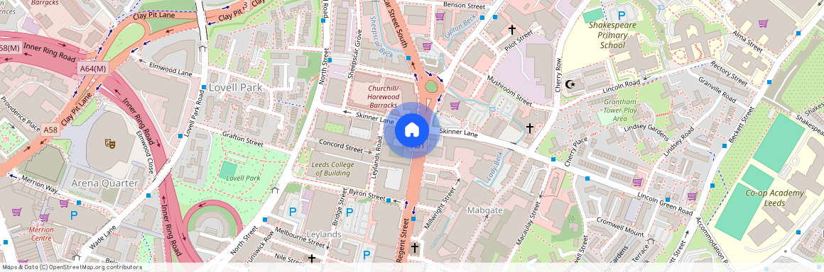 Skinner Lane, Leeds, West Yorkshire, LS7