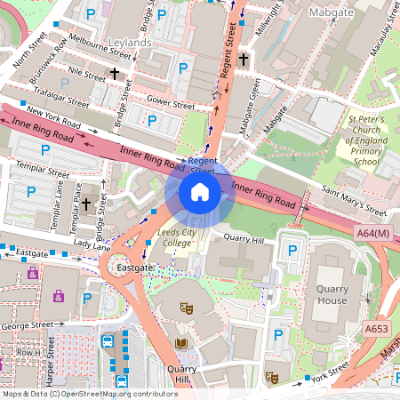 at New York Square, 519 Rhodes East, Quarry Hill LS2