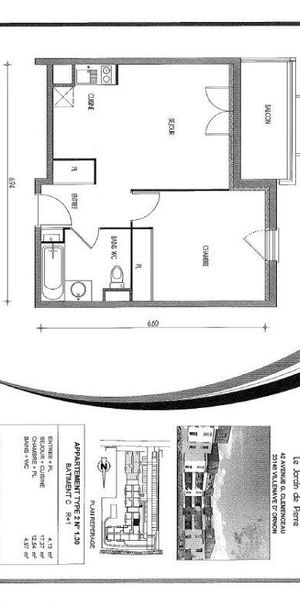 Location Appartement 2 pièces 39m² VILLENAVE D ORNON 33140 - Photo 2