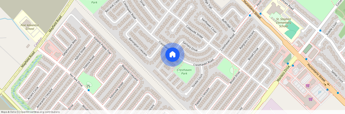 190 Cresthaven Rd, Brampton, L7A 1J5