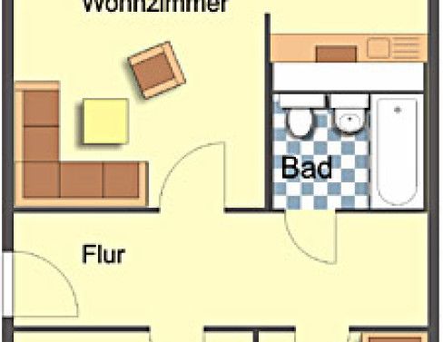 Wohnung, 3 Zimmer (69,08 m²) - Photo 1