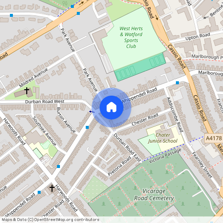 Whippendell Road, Hertfordshire WD18