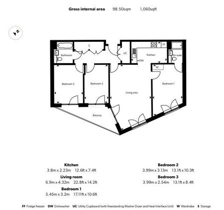 3 bedroom flat to rent - Photo 4