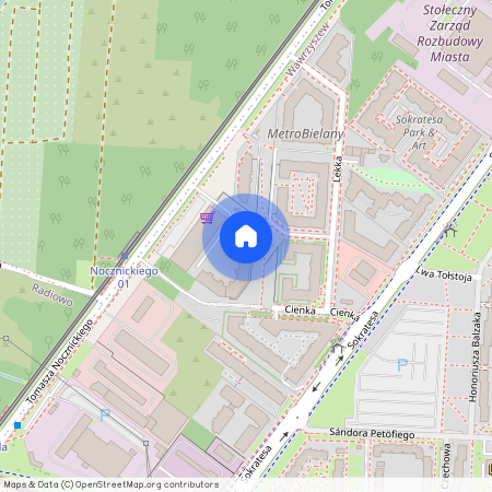 Warszawa, Bielany, Młociny, Nocznickiego