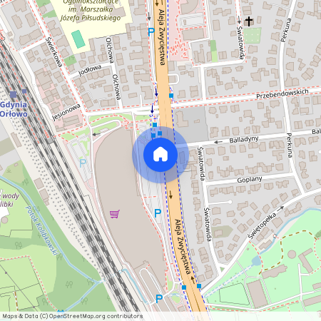 ul. Jaworowa, Orłowo, Gdynia, pomorskie