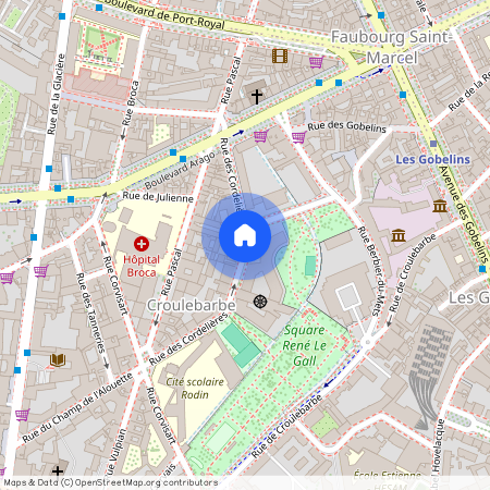 Rue des Cordelières, Francja, Paris