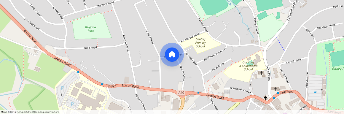 Orchard Street, Abergavenny, NP7