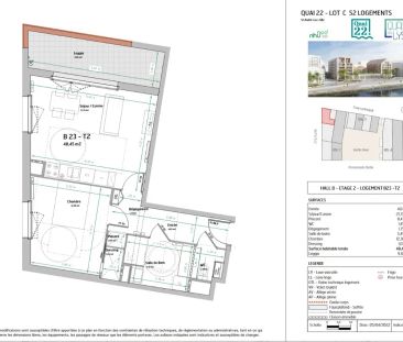 Location appartement 2 pièces - 48.65m² à Saint-andré-lez-lille (59... - Photo 6