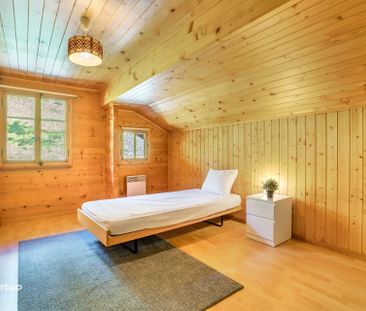 Gemütliche Dachwohnung mit Aussicht in Staldenried - Photo 1